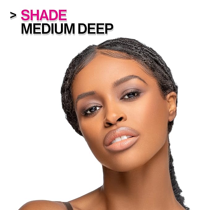 wet n wild Bare Focus Tinted Hydrator Matte Natural Finish, Oil-Free Tinted Face Moisturizer Makeup, Hyaluronic Acid, Squalane, Sheer To Medium Coverage, Medium Deep (Pack of 2)
