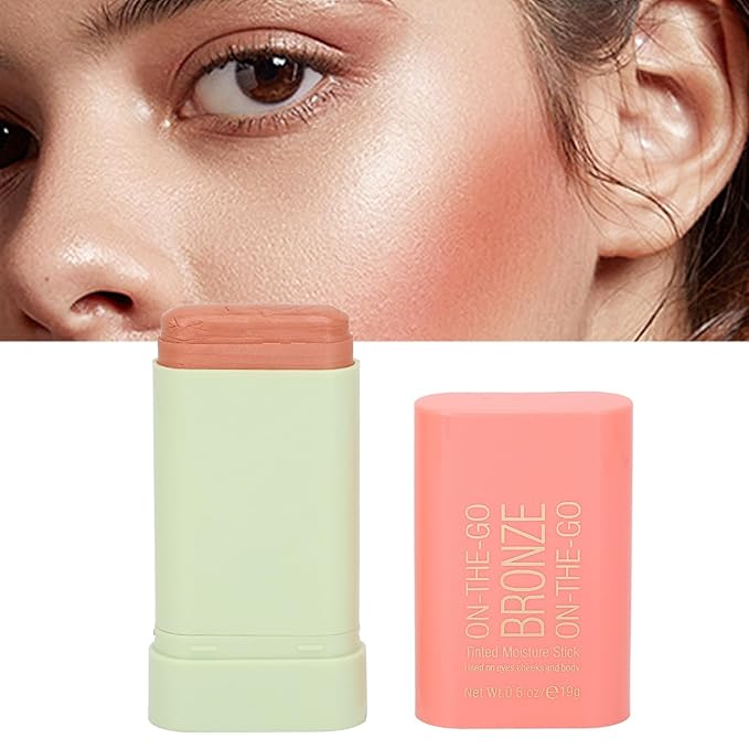 Blush Beauty Wand, Cream Blush Stick with Creamy and Blendable Color, For Eyes, Lips and Cheeks, Blush Beauty Wand for Cheek and Lip Tint with Long Lasting Hydrating Formula