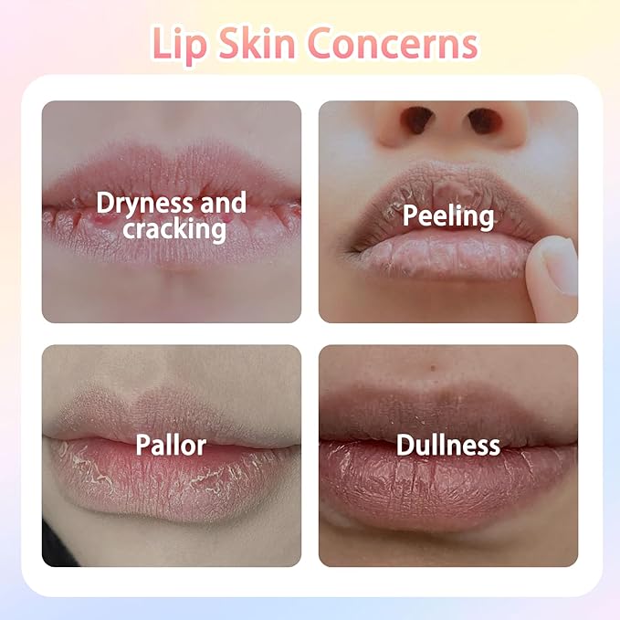 4PCS Roll On Lip Oil Set, Moisturizing Transparent Lip Glow Oil, Fruit Flavored Hydrating Roll On Plumping Lip Gloss Glossy Set, Long Lasting Non-sticky Shiny Lip Oil Makeup Gift Kit