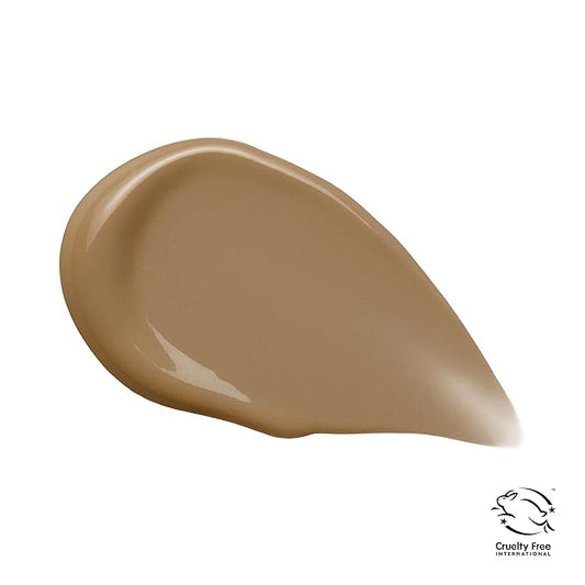COVERGIRL Clean Fresh Nourishing Skin Tint, 620 Deep, Liquid Foundation, Dewy Finish, Infused with Coconut & Aloe, Vegan Formula