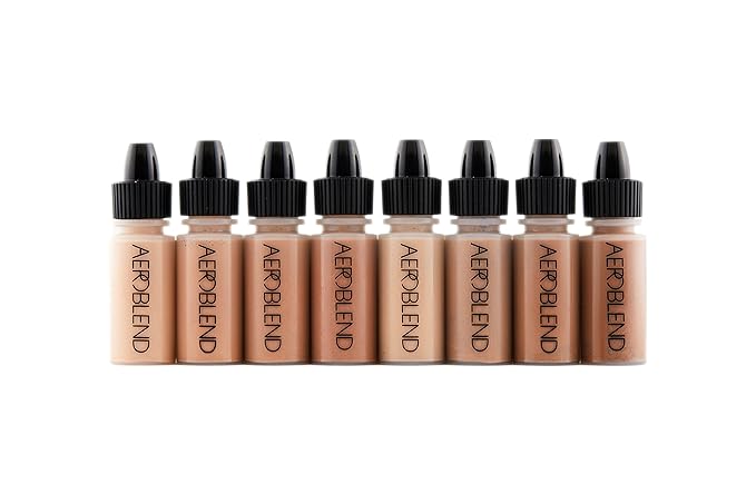 Aeroblend Airbrush Makeup Mini Sets (Tan/Dark)