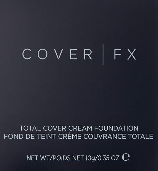 Cover FX Total Cover Cream Foundation: Oil-free Cream Foundation and Concealer - Full Coverage and Powerful Antioxidant Protection - P125, 0.35 oz.