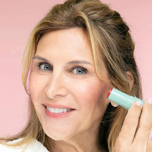 BOOM Beauty Boom Stick Parisian Red: 3-in-1 Cream Blush Stick for Eyes, Lips & Cheek, Long-Wearing Blendable & Building Color Vegan Lipstick Pen for All Skin