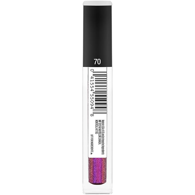 Maybelline Lip Studio Glitter Fix Glitter Lip Gloss Makeup, Wicked Tease, 0.17 fl. oz.