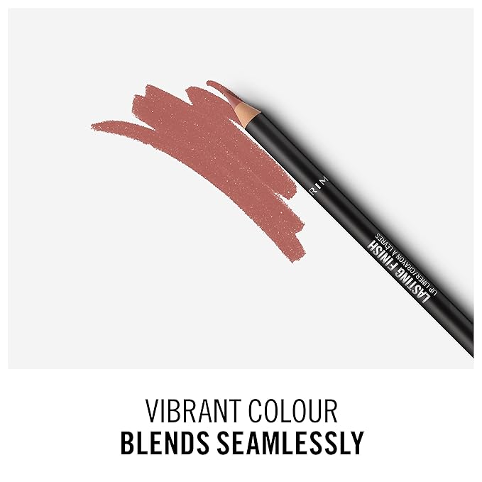 Rimmel Lasting Finish 8HR Lip Liner, 760 90s Nude, Pack of 1 (Pack of 3)
