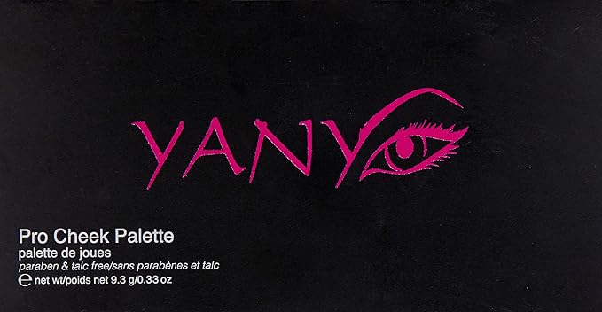YANY Confidence Pro-Cheek Palette, Bronzer, Blush, Shimmer | Cheek Palette, Face Sculpting Kit | 3 Shades