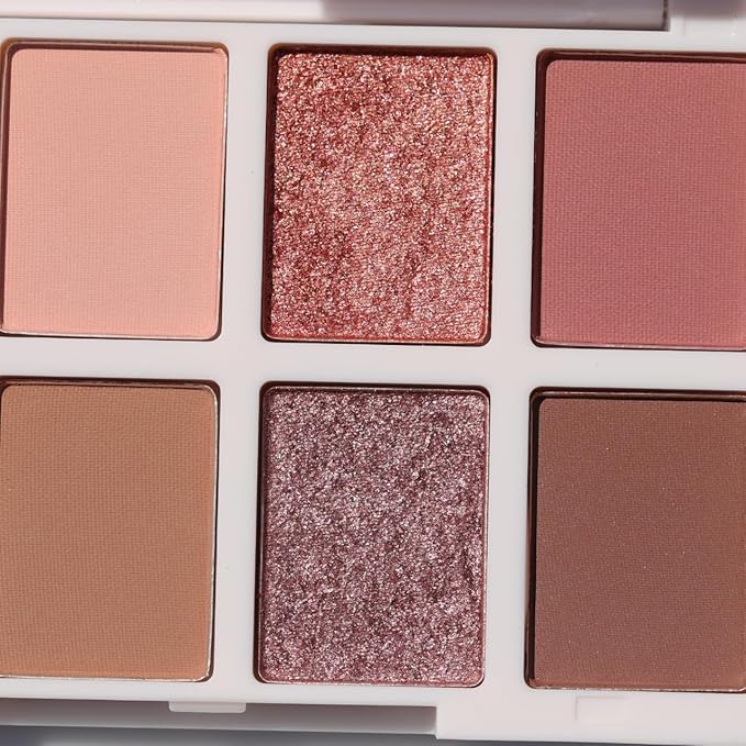Half Caked Duality II Eye and Cheek Palette - 6 Berry and Neutral Matte an Shimmer Eyeshadows with 1 Primer-Infused Pressed Powder Blush in Watermelon Shade, 8.2g