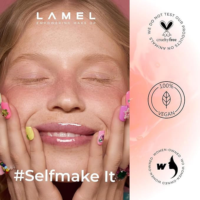 Hydrating Lip Oil LET`S GLAZE - Hydrating Lip Gloss Flavoring - Fat Oil Lip Gloss - Plumping & Glossy Balm - №402 Strawberry Jam