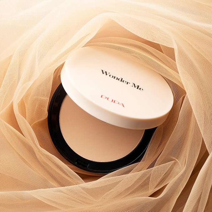 Pupa Milano Wonder Me Powder-no-Powder - Setting Powder Reduces Pores - Makes Skin Texture Smoother and Firmer - Talc Free - 040 Sand - 0.22 oz