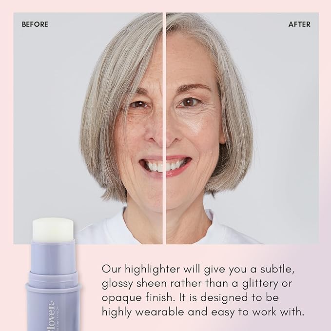 Clover Glow Stick Illuminator | Natural Shine Highlighter, Glass Skin, Easy To Apply | Cruelty-Free & Vegan Naural Makeup| Made With Castor Oil