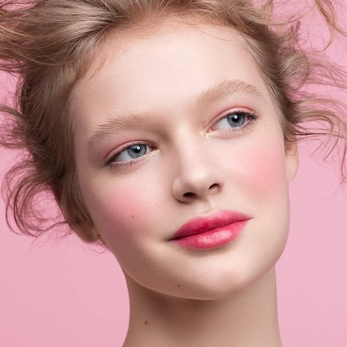 Boobeen Matte Liquid Blush, Blush Beauty Wand, Blendable Face Blush with Cushion Applicator, Soft Cream Blush for Cheeks, Natural Looking