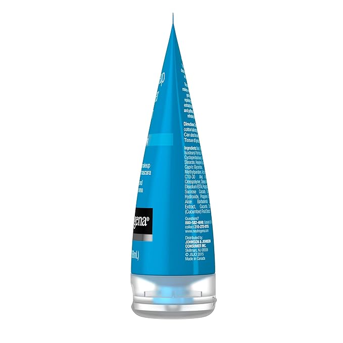 Neutrogena Hydrating Eye Makeup Remover Lotion, Gentle Daily Makeup Remover with Skin-Soothing Aloe and Cucumber Extracts to Remove Even Waterproof Mascara, Fragrance-Free, 3 oz