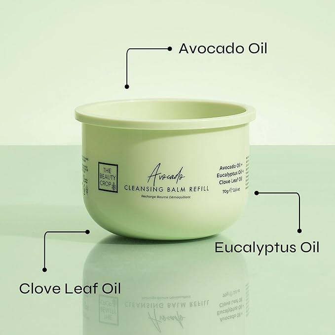 The Beauty Crop Avocado Cleansing Balm Refill - Nourishing & Hydrating - 100 ml
