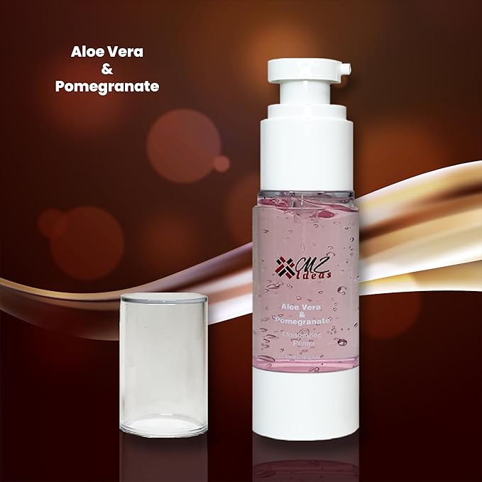 Power grip moisturizing foundation Primer, for smooth skin and long grip makeup, Primer for makeup, 1.01 Fl Oz, White/pink