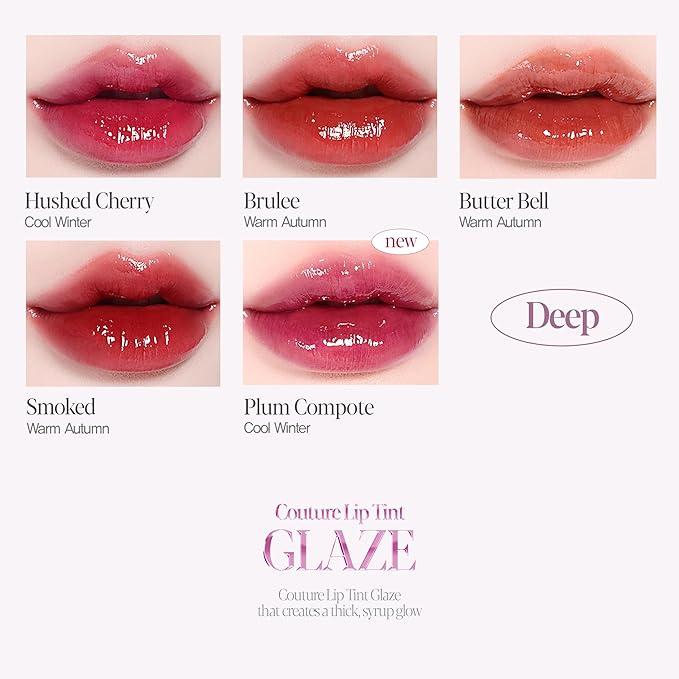 Espoir Couture Lip Tint Glaze #15 Serenade 0.14oz| Volumizing Lip Stain with Syrupy Shine | Long-Lasting & Vibrant Color for Radiant Lip Look | Moisturizing & Glossy Lip Tint | Korean Lip Makeup