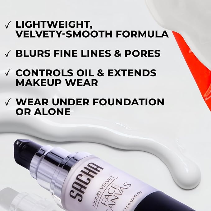 Hydrating + Poreless Face Primer | Smoothing Makeup Base for Flawless Skin | Mattifying Shine + Oil Control, Smooth Canvas for Long-Lasting Makeup 1fl. Oz.