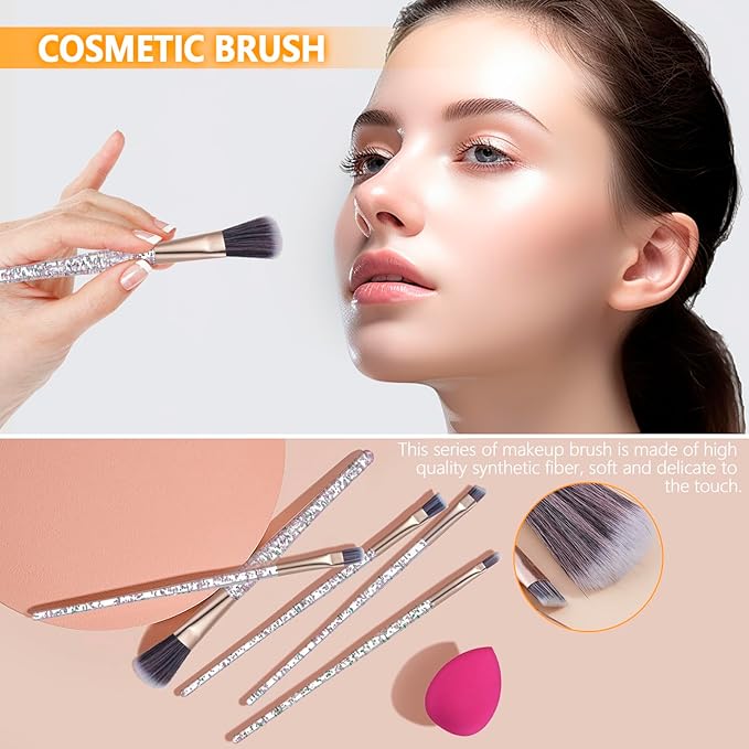Professional Makeup Kit,Makeup kit For Girls, Makeup Set For Women Eyeshadow Palettes, Lip Colors, Makeup brush set,Makeup bag (Pink)