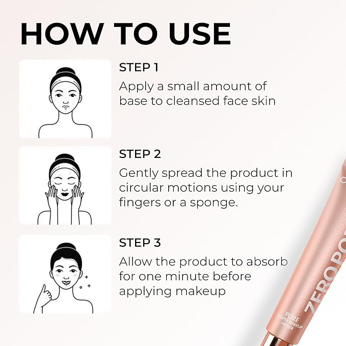 Brighten Glow Vegan Face Primer – Natural, Moisturizing, Waterproof Base for Poreless, Long-Lasting Wear
