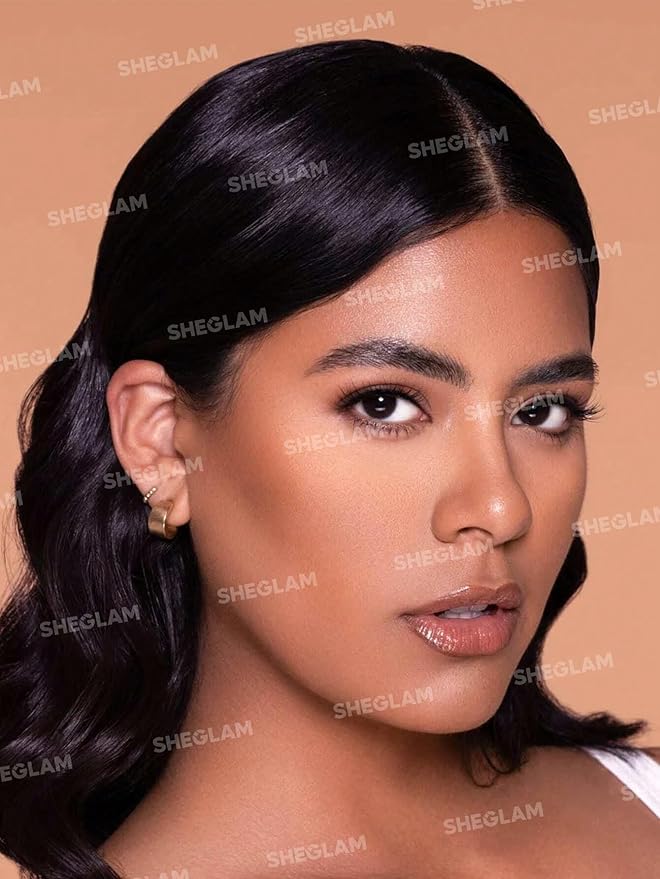 SHEGLAM Sunside Bronzer Powder Contour Long Wear Evenly Pigmented Neutral Warm Tone Sculpting Natural Matte Contour & Bronzer Face Makeup-Sunset Walk