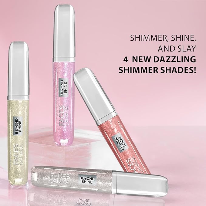 Beyond Shine Lip Gloss - Baebe 03 | High Shine Non-Sticky Formula for Smooth, Glossy Finish | Moisturizes & Enhances Natural Lip Color | Lightweight Wear | 0.114 Fl Oz (3.8ml)