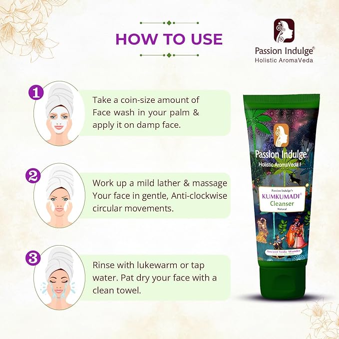 Kumkumadi Natural Face Cleanser - 100 ml
