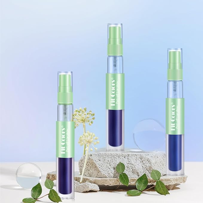 3 Colors Matte Peel Off Lip Liner Stain Set, Moisturizing Tattoo Magic Color Lip Gloss with Bottle, High Pigmented Long Lasting Liquid Lipstick, Waterproof Nude Red Lip Makeup, 01+02+03