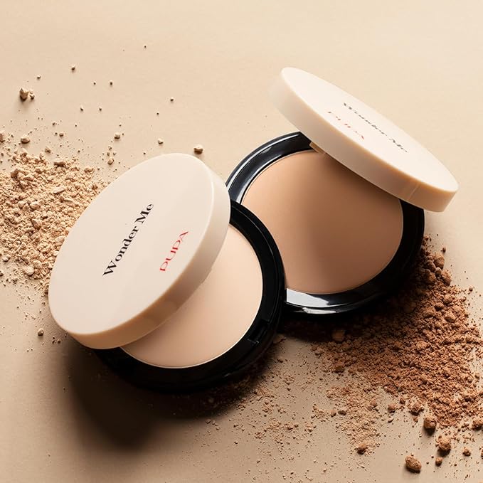 Pupa Milano Wonder Me Powder-no-Powder - Setting Powder Reduces Pores - Makes Skin Texture Smoother and Firmer - Talc Free - 040 Sand - 0.22 oz