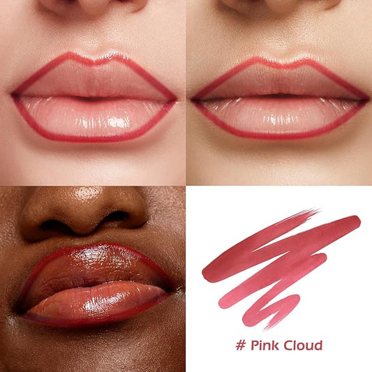 KIMUSE Peel Off Lip Liner Stain, Long Lasting Lip Tint Stain Peel Off, Waterproof, Transfer-Proof, Highly Pigmented Color Peel Off Lip Stain Liner, Matte Finish