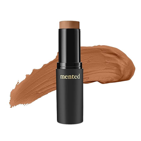 Mented Cosmetics Foundation Stick & Better Setter Setting Spray Bundle - T40 Deep Tan with Warm Undertones