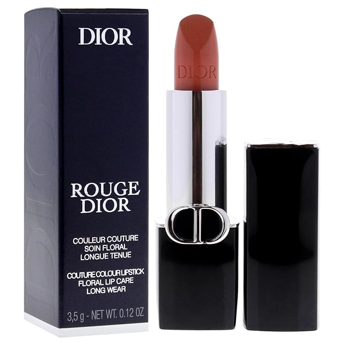 Dior Rouge Couture Satin Lipstick - 219 Rose Montaigne by Christian for Women - 0.12 oz Lipstick (Refillable)