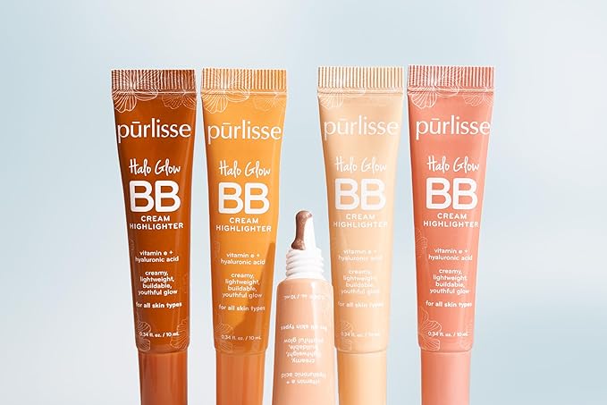 Pūrlisse Halo Glow BB Cream Highlighter (Peach Gold)