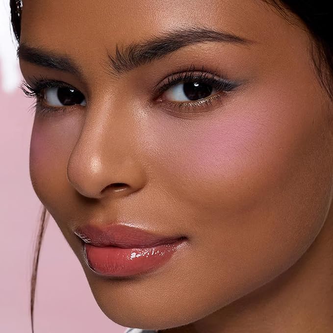 Flower Knows Butterfly Cloud Collar Rouge Box Highlighting & Blush Duo Powder,Pink Matte Finish Blush & Highlighter Palette,Buildable & Blendable Makeup Blush for cheeks(03 Pastel Lotus)