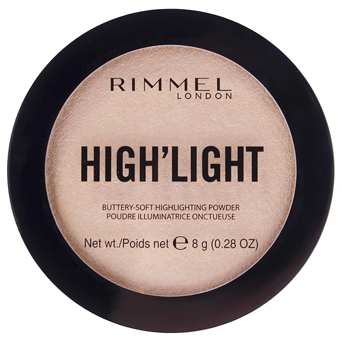 Rimmel London High'Light - 001 Stardust - Highlighter, Weightless Texture, Buttery-Soft Formula, Buildable, 0.28oz