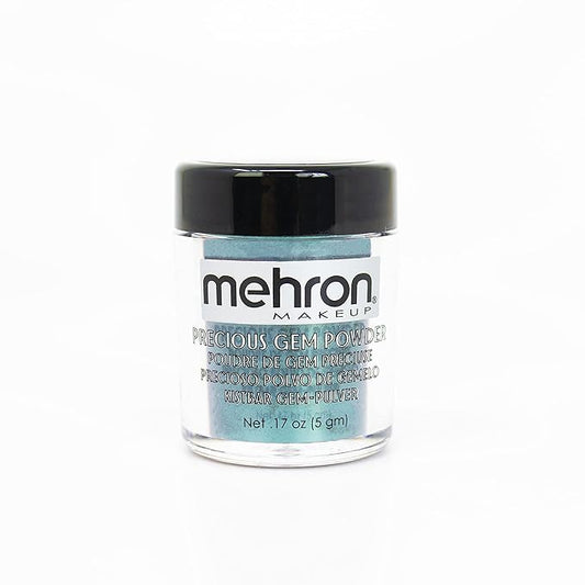 Mehron Makeup Precious Gem Loose Pigment Shimmering Eye Powder (.17oz) (Aquamarine)