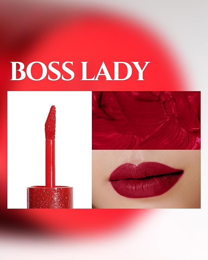 HEVVYMAKEUP Ultra Stay-On Lip Coloring Tint - Vibrant Matte Finish Lip Tint - Long Lasting Airy Weightless Lips with Perfect Fixing - Korean Lip Makeup, Boss Lady, 0.11 fl.oz.