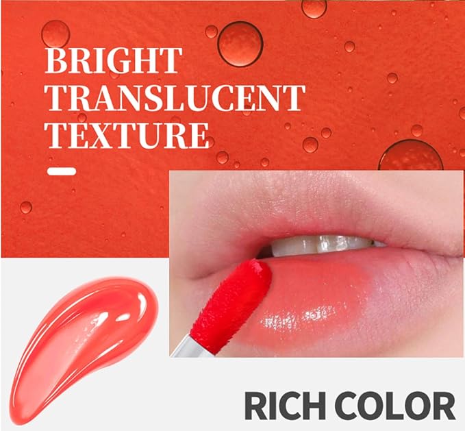 rynn&rae Lip Makeup Lip Tint Stain Long Lasting Lip Stain Lip and Cheek Stain Lip Tint Strawberry