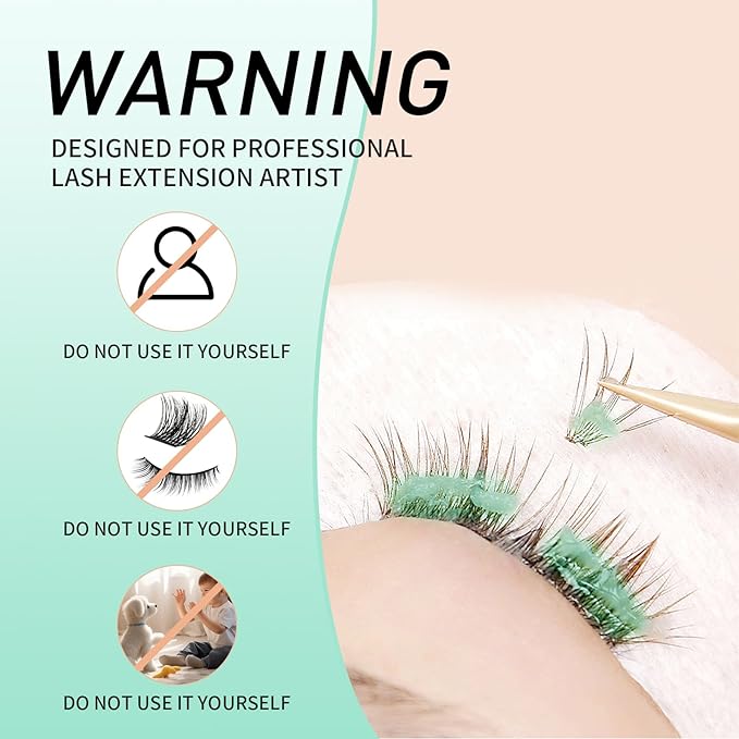 Aloe Scented Eyelash Extension Remover Cream,15g, Dissolves Powerful Lash Remover for Lash Extensions in 1-3 min, Fast Lash Extension Glue Remover, Low Irritation Cream for Sensitive Skin