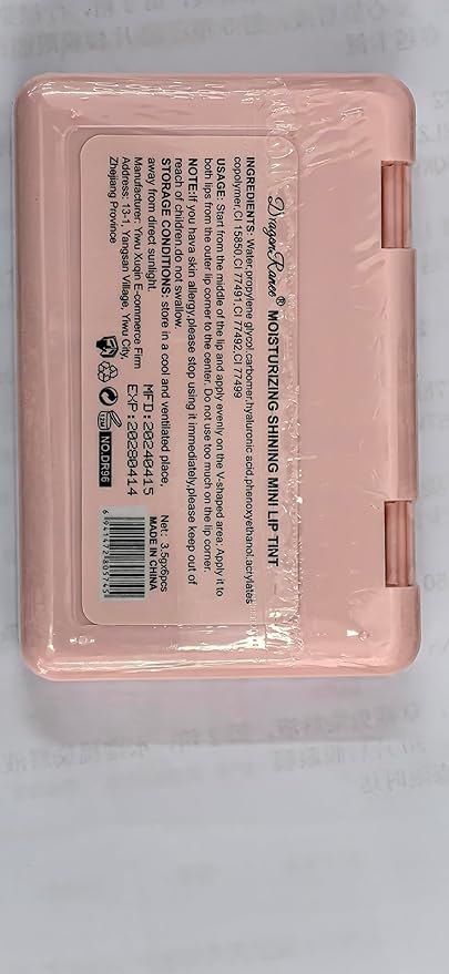 Eakroo 6 Colors Peach Lip Tint Stain Set, Korean Lip Gloss Mini Liquid Lipstick Set, Multi-Use Lip and Cheek Tint, Long Lasting, Waterproof, High Pigment, Vivid Color