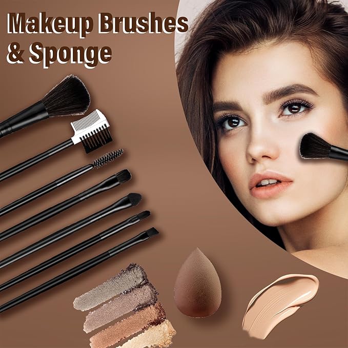Makeup Set for Women, Makeup Kit for Beginners Teen Girls, Makeup Gift Set for Teens & Adults, Makeup Set for Girls, Eyeshadow Palette, Face & Eye Make up