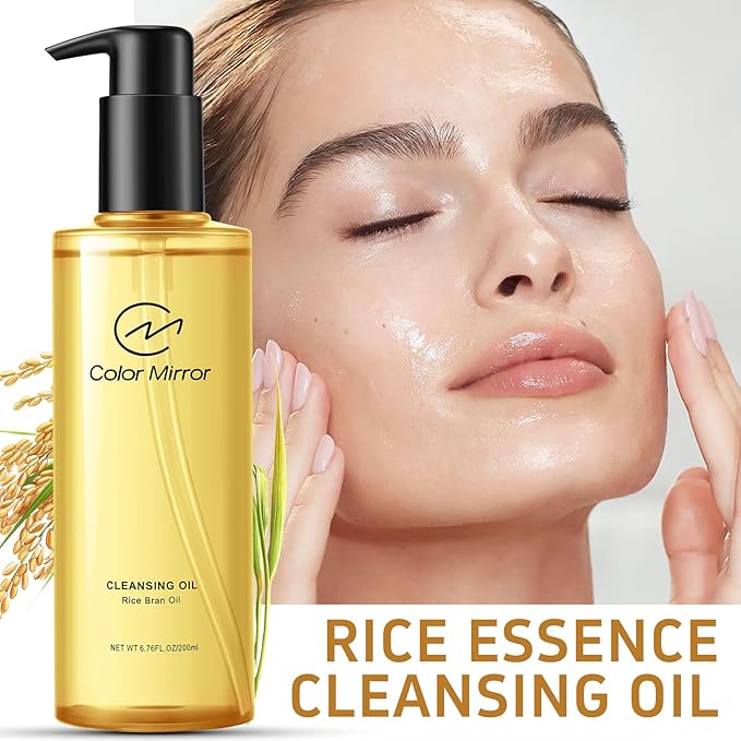 Rice Bran Deep Cleansing Oil, 6.76 fl oz 200ml, Gentle Pore Control, Heavy Makeup Remover