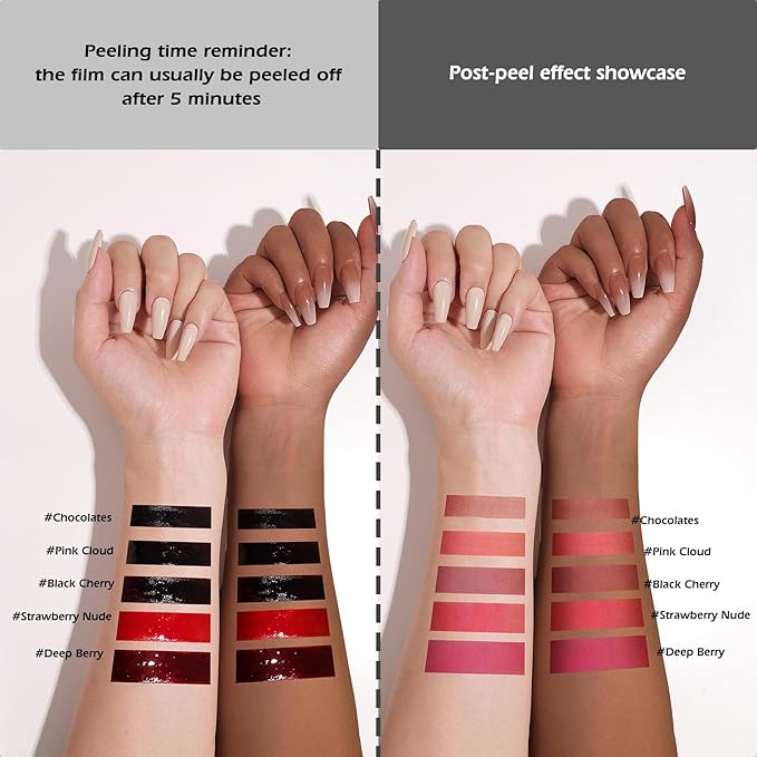 KIMUSE Peel Off Lip Stain & All-in-One Hydrating Multi Balm Stick