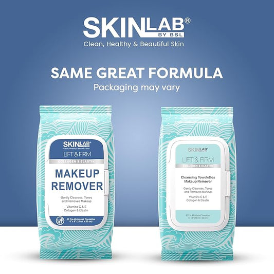 Lift & Firm Towellete Make-Up Remover Cleanses & Tones, 60 Count