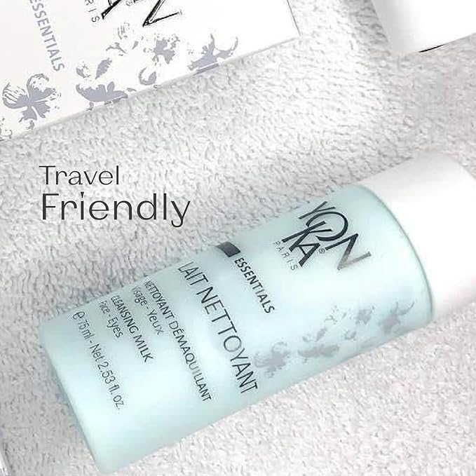 Yon-Ka Lait Nettoyant Facial Cleanser, Gentle Milk Cleanser & Makeup Remover, Daily Plant Based Wash, Moisturize and Balance Skins pH, All Skin Types, Paraben-Free (2.5 oz)