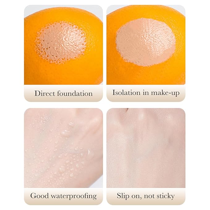 One Step Color Corrector Primer, 3 In 1 Primer for Face Before Makeup, Face Moisturizing Sunscreen Isolation Cream, SPF 50, Makeup Primer Oil Control & Concealer Skin Tone Correcting,Radiance Skin