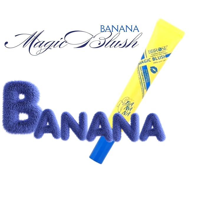 Banana Magic Blush 20ml – Long-Lasting Organic Liquid Blush for Lips & Cheeks, Buildable Vegan Makeup with Hydrating Matte Finish for a Natural Radiant Glow