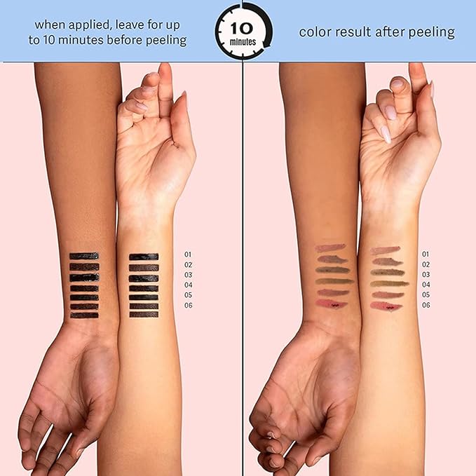 3 PCS Peel Off Lip Liner, Long Wear Tattoo Lip Stain Peel Off, Matte Finish, Long Lasting, Waterproof Peel off Lip Liner Stain (4#5#6#, M)