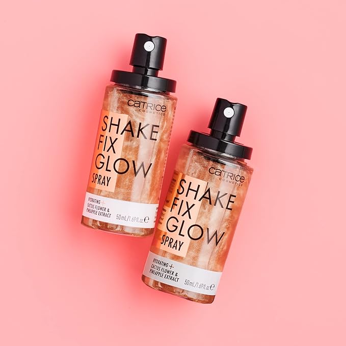 Catrice | Shake Fix Glow Spray & Perfector Poreless Primer Bundle | Full Coverage Makeup | Vegan & Cruelty Free
