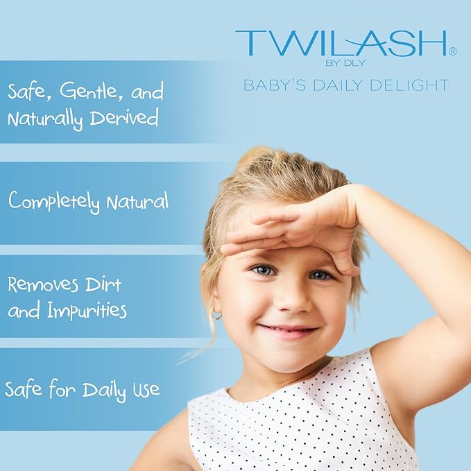 Eyelid Cleansing Spray for Children with 50 Cotton Rounds - Tear-Free, Natural Ingredients | Ideal for Gentle Eye Care and Daily Use | 100ml/3.42 fl oz