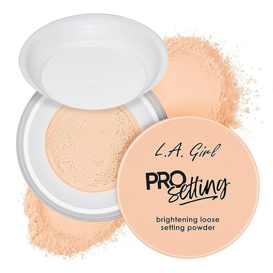 L.A. Girl Pro Setting Brightening Loose Setting Powder, Peach GLP737