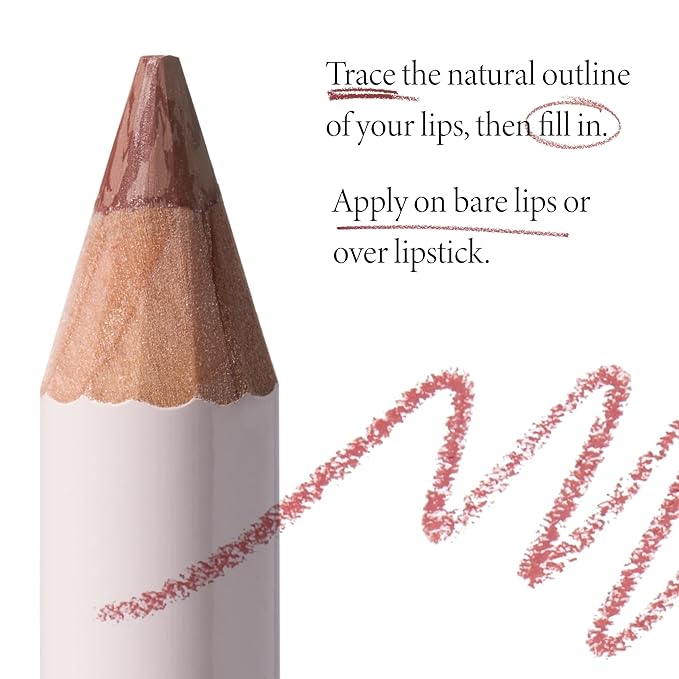 LAURA GELLER Nourishing Fine Shine Glossy Lip Oil, Rose Garden + Marble Lips Multidimensional Lip Liner, Poetic Pink | Get All-Day Hydrated Lips